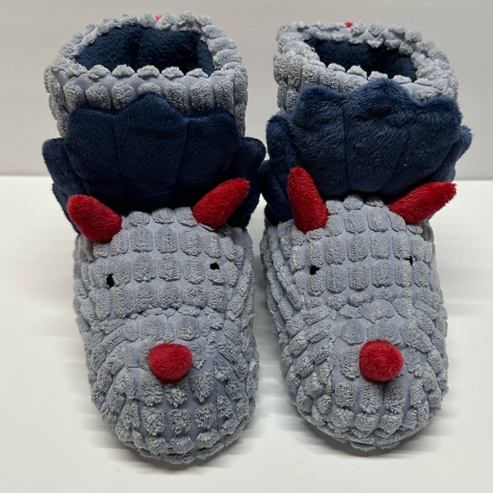 John Lewis  Dino boot slippers  size 9 infant shoes